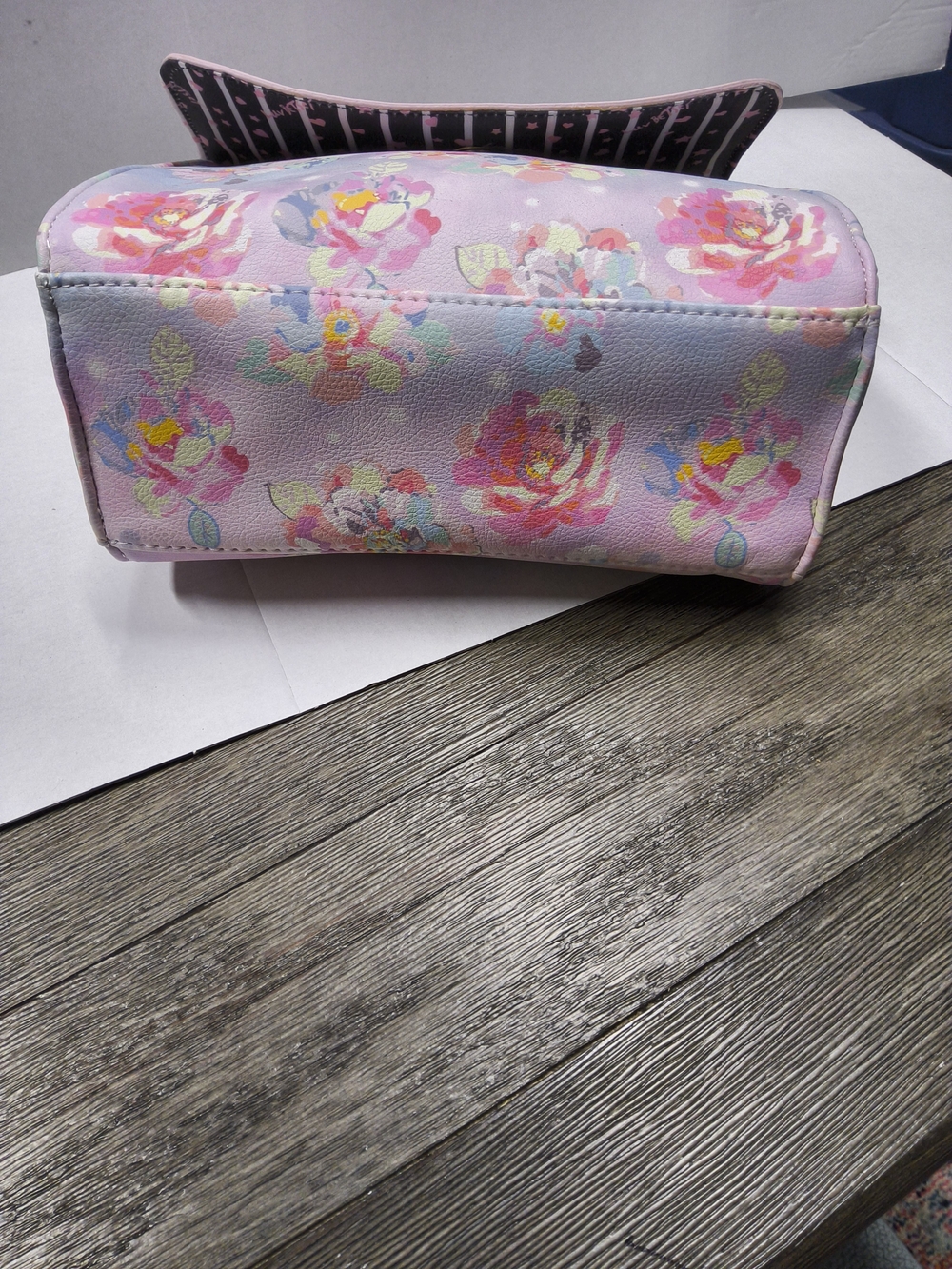 NWOT Betsey Johnson Floral Pastel Crossbody Bag - Pink Multicolor - Picture 8 of 9